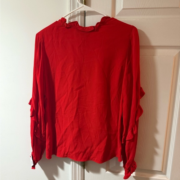 Alexis Scarlet Ruffle Blouse - Picture 5 of 5